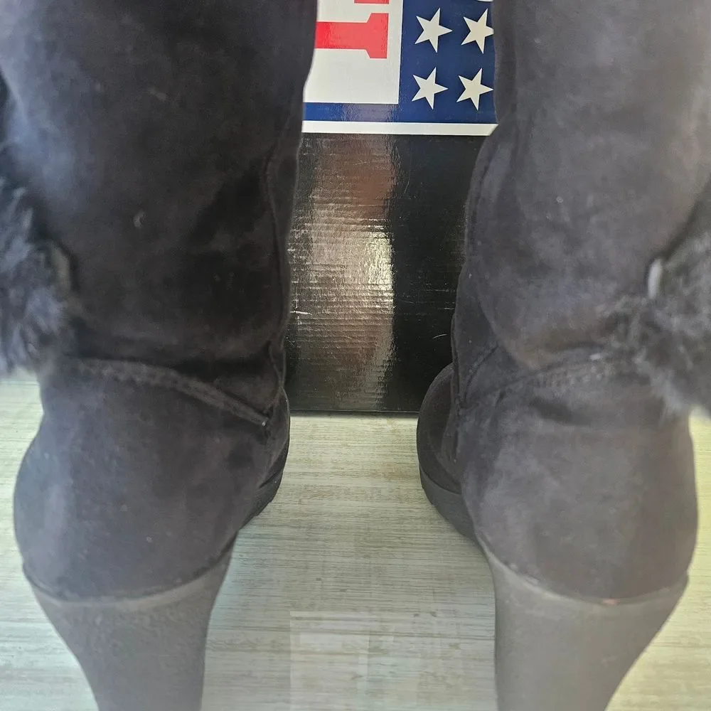 NFL Black and Gold Winter Boots